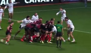 TOP 14 - Essai de Emmanuel MEAFOU (ST) - Stade Toulousain - Section Paloise