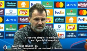 Ivan Leko avant Bruges-OM : « On ne peut pas être favoris contre Marseille » - Foot - Ligue des champions - Bruges