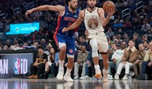 NBA : Les Pistons se font peur mais s’imposent à Golden State