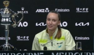 Tennis - Open d'Australie 2026 - Elena Rybakina titrée : "J’ai toujours cru que je pouvais revenir à mon niveau"