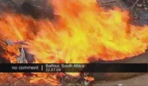 Violente manifestation en Afrique du Sud