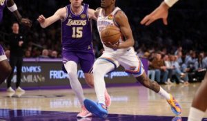 NBA : Jalen Williams signe son retour avec OKC contre les Lakers