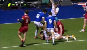 Les essais du XV de France face au pays de Galles en vidéo - Rugby - Tournoi des 6 Nations U20