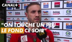 Melvyn Jaminet réagit à la défaite de Toulon à domicile