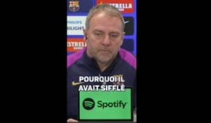 Barcelone - Flick : "Une bonne discussion avec l'arbitre après le match de l'Atlético"