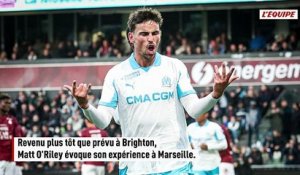 De retour à Brighton, Matt O'Riley revient sur son passage express à l'OM : « Une expérience unique » - Foot - Ligue 1 - Marseille