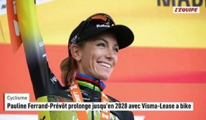 Pauline Ferrand-Prévôt prolonge jusqu'en 2028 avec Visma-Lease a bike - Cyclisme