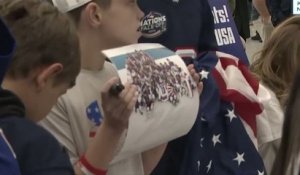 JO d'hiver - Les hockeyeurs américains accueillis en héros à leur retour