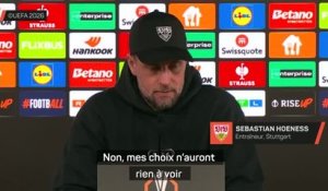 Stuttgart - Sebastian Hoeness : "Nous ne serions pas satisfaits d'une qualification avec un mauvais résultat"