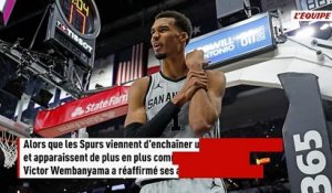 Victor Wembanyama sur le titre de MVP : « Je suis dans la discussion mais je dois mettre les gaz » - Basket - NBA