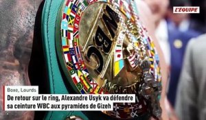 De retour sur le ring, Alexandre Usyk va défendre sa ceinture WBC contre Rico Verhoeven aux pyramides de Gizeh - Boxe - Lourds