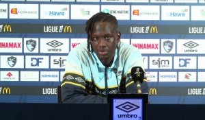 Mory Diaw sur le penalty de Désiré Doué : « Je l'ai vu tirer contre Liverpool » - Foot - Ligue 1 - Le Havre