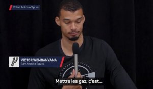 Wembanyama frustré après la défaite - Basket - NBA