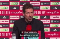 Atlético - Simeone : "Griezmann ? Je l'aime beaucoup, je veux toujours le meilleur pour lui"