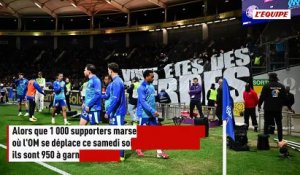 « Vous êtes des merdes » : le message des supporters de l'OM à leur équipe, dans le parcage à Toulouse - Foot - Ligue 1