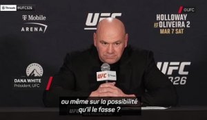 UFC 326 - Dana White refroidit les espoirs d’un retour de McGregor