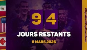 Le décompte d’Opta - J-94 avant la Coupe du monde