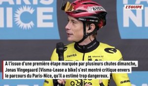 Jonas Vingegaard critique après la première étape de Paris-Nice - Cyclisme - Paris-Nice