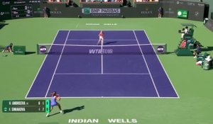 Indian Wells - Andreeva sortie au 3e tour par Siniakova