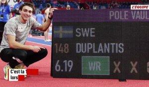 Devant son public, Armand Duplantis améliore son record du monde en franchissant 6,31 m - Athlé - Mondo Classic