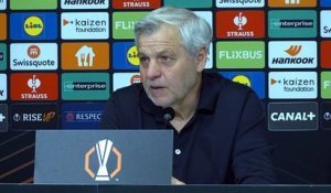 Bruno Genesio après Lille-Aston Villa : « Des actions bien préparées mais pas suffisamment bien finies » - Foot - Ligue Europa