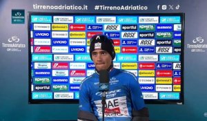 Tirreno-Adriatico 2026 - Isaac Del Toro : "J'étais un peu énervé après avoir perdu le maillot de leader..."
