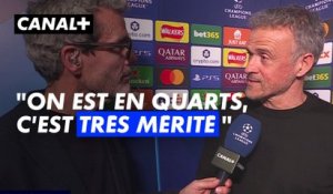 Luis Enrique savoure la belle qualification de son PSG pour les quarts de finale