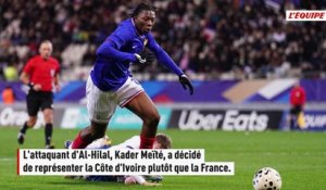 Surclassé dernièrement en équipe de France Espoirs, Kader Meïté a finalement choisi la Côte d'Ivoire - Foot