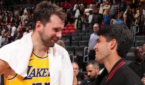 ATP 2026 - Entre prodiges... Carlos Alcaraz a assisté au récital de Luka Doncic