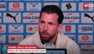 Pierre-Emile Höjbjerg encense le « beau boulot » d’Habib Beye à l’OM - Foot - Ligue 1 - OM