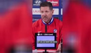 Atlético - Simeone : "Les résultats d'Arbeloa parlent d'eux-mêmes"