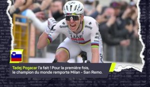 Milan - San Remo - Pogacar l'a fait !