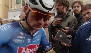 Milan-San Remo 2026 - Mathieu van der Poel : "Tadej Pogacar était vraiment très fort..."