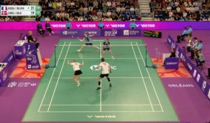 Thom Gicquel et Delphine Delrue s'imposent en finale du double mixte - Badminton - Orléans Masters