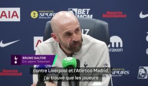 Tottenham - Saltor garde la confiance malgré une nouvelle défaite en PL