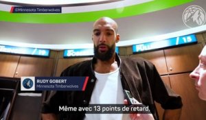 Gobert après l'incroyable remontada : «  Tout simplement une énorme victoire  » - Basket - NBA