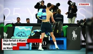 Novak Djokovic forfait pour le Masters 1000 de Monte-Carlo - Tennis - ATP - Monte-Carlo