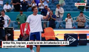 Pas de première finale en Masters 1000 pour Arthur Fils, sèchement battu en demi-finales à Miami par Jiri Lehecka - Tennis - ATP - Miami