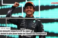 Kimi Antonelli remporte le GP du Japon et devient le plus jeune leader de l'histoire du Championnat - F1 - GP du Japon