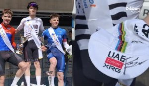 Trophée Madiot 2026 - Pierre Riou, premier leader : "Une double victoire d'avoir la casquette dédicacée de Tadej Pogacar"