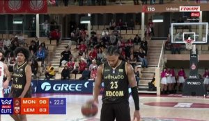 Le leader Monaco solide face au Mans - Basket - Betclic Élite