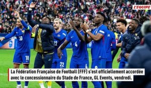 Accord définitif entre la FFF et GL Events pour l'exploitation du Stade de France et le retour des Bleus à Saint-Denis - Foot - FFF