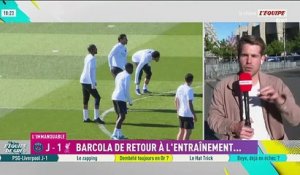 Le PSG sans Bradley Barcola pour le quart de finale aller de Ligue des champions contre Liverpool - Foot - Ligue des champions