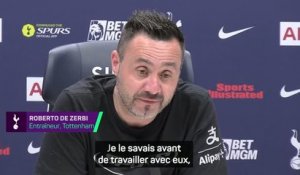 Tottenham - De Zerbi est convaincu que les Spurs ne seront pas relégués