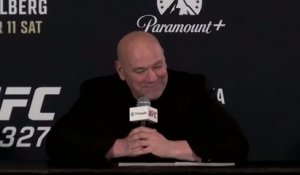 UFC 327 - White : ''Fou de voir jusqu’où le sport de combat peut vous mener''