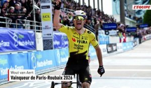 Wout Van Aert remporte enfin Paris-Roubaix après un duel épique avec Tadej Pogacar - Cyclisme - Paris-Roubaix