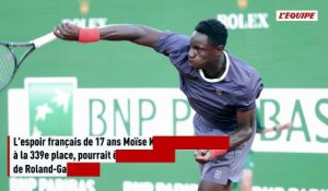 Moïse Kouame va-t-il être invité à Roland-Garros ? « La décision va appartenir dans un premier temps à son staff » - Tennis - Roland-Garros