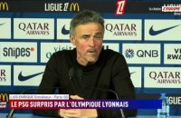 Luis Enrique : « Lyon a frappé cinq fois et marqué deux buts, c'est sensationnel » - Foot - Ligue 1