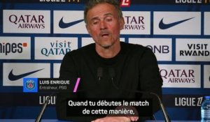 PSG - Luis Enrique : "Les deux premières fois où ils créent des chances, ils marquent deux buts"