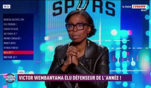 Victor Wembanyama premier joueur à être sacré défenseur de l'année à l'unanimité en NBA - Basket - NBA - Spurs